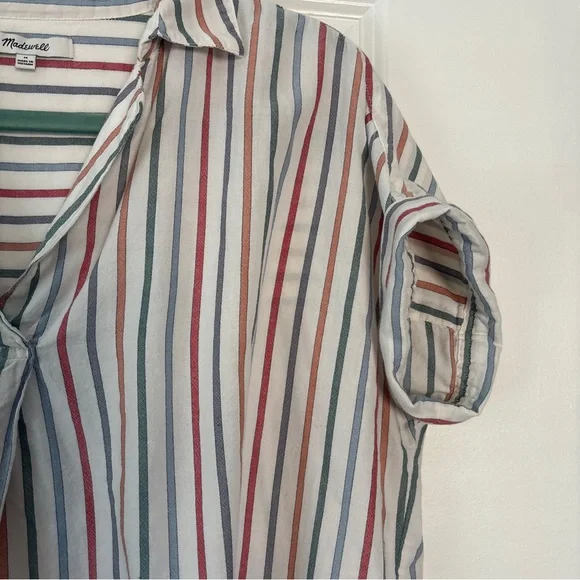 Madewell Colorful Stripe Cotton Top - Picture 6 of 11